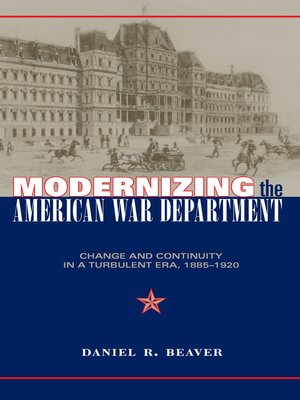cover image of Modernizing the American War Department